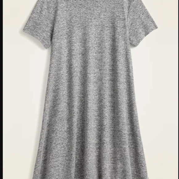 Old Navy Heather Gray T-Shirt Mini Dress in Size Medium - Picture 1 of 5